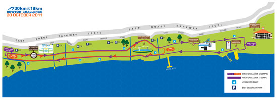 Newton Challenge Race Route