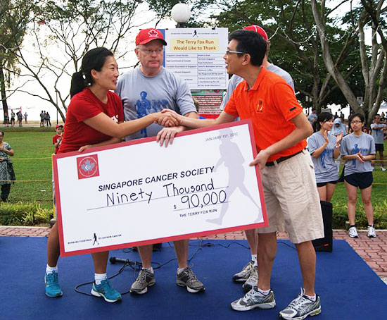 S$90,000 closer to a cure