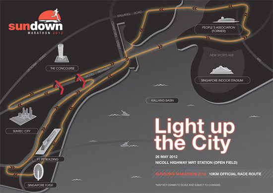 10km Race Route