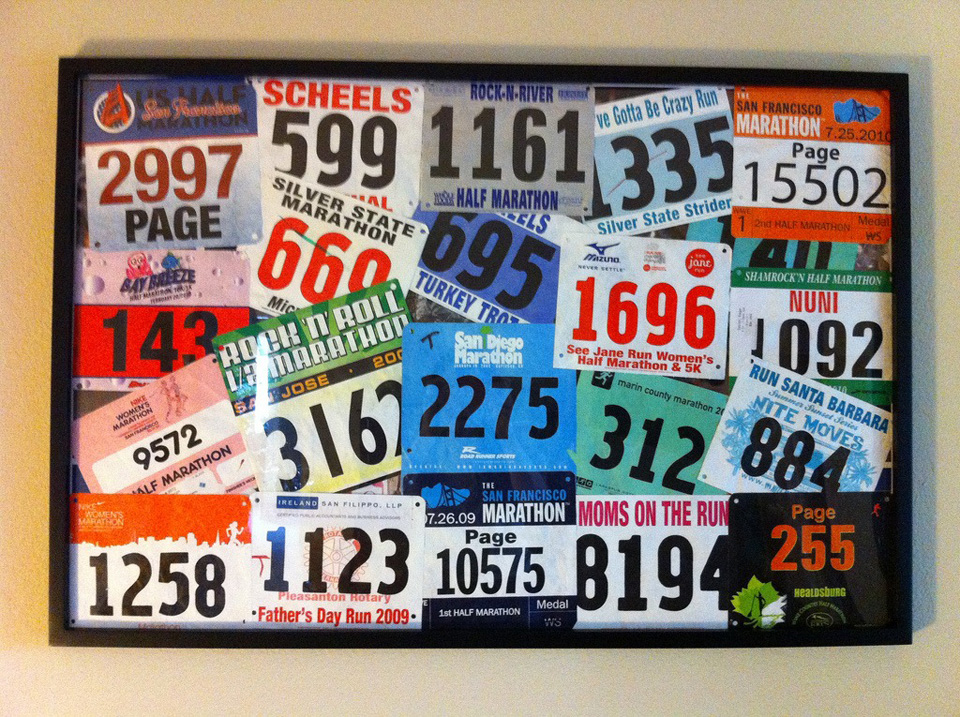 15 Things To Do With Your Old Race Bibs and Medals