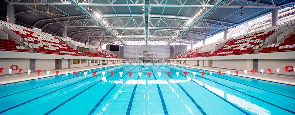 OCBC Aquatic Centre; Photo Credit: DP Architects