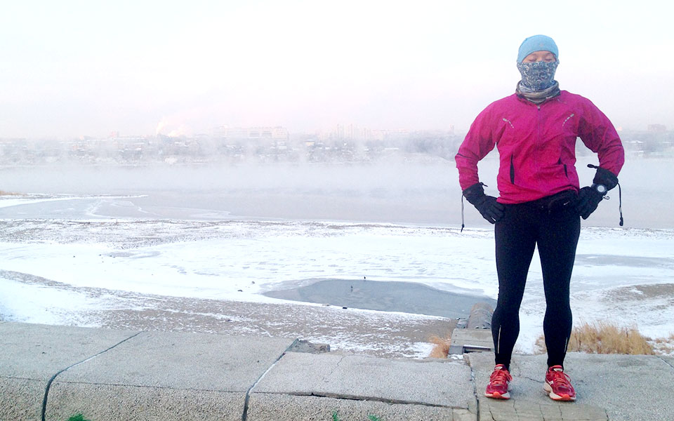The Experience of Running in the Extreme Cold