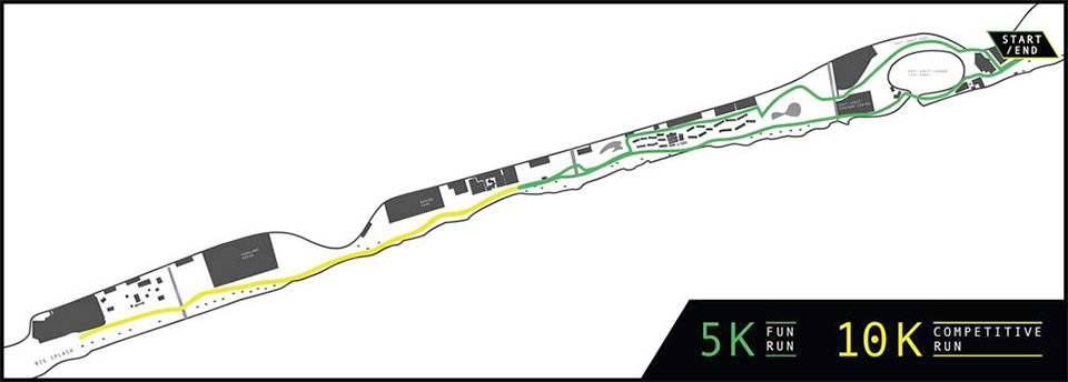 Unlabelled Run 2016 route