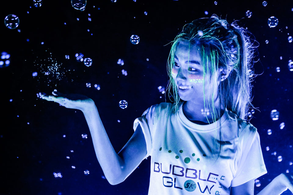 Ready to Light up the Night at Singapore First Bubble Glow 5k?
