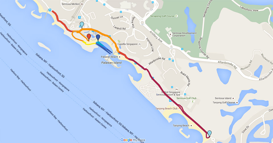 MetaSprint Series Aquathlon 2016 Race Route