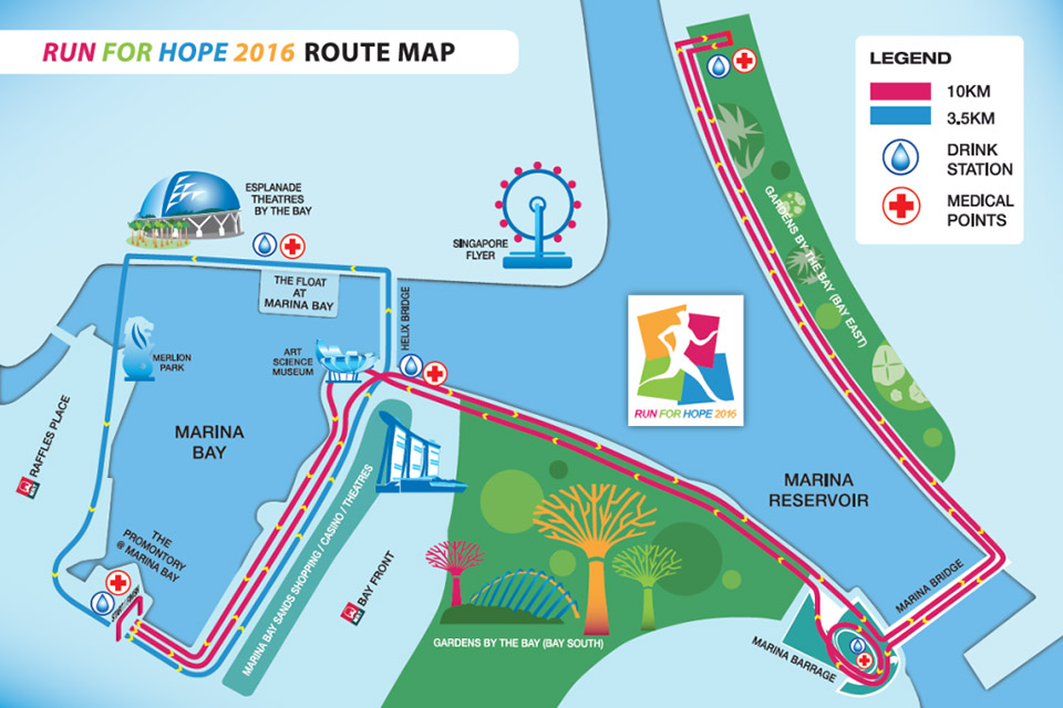 Run for Hope 2016 Race Route