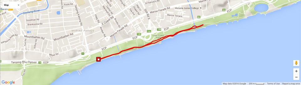 Venus Run 2016 Women 5km Race Route