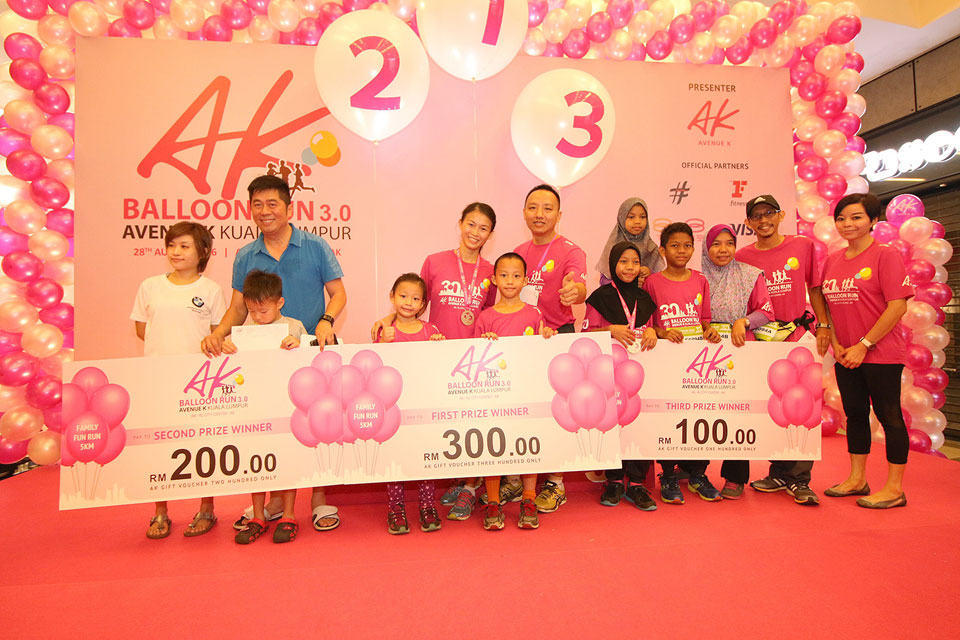 AK Balloon Run 3.0: Fuchsia balloons dominating Kuala Lumpur city