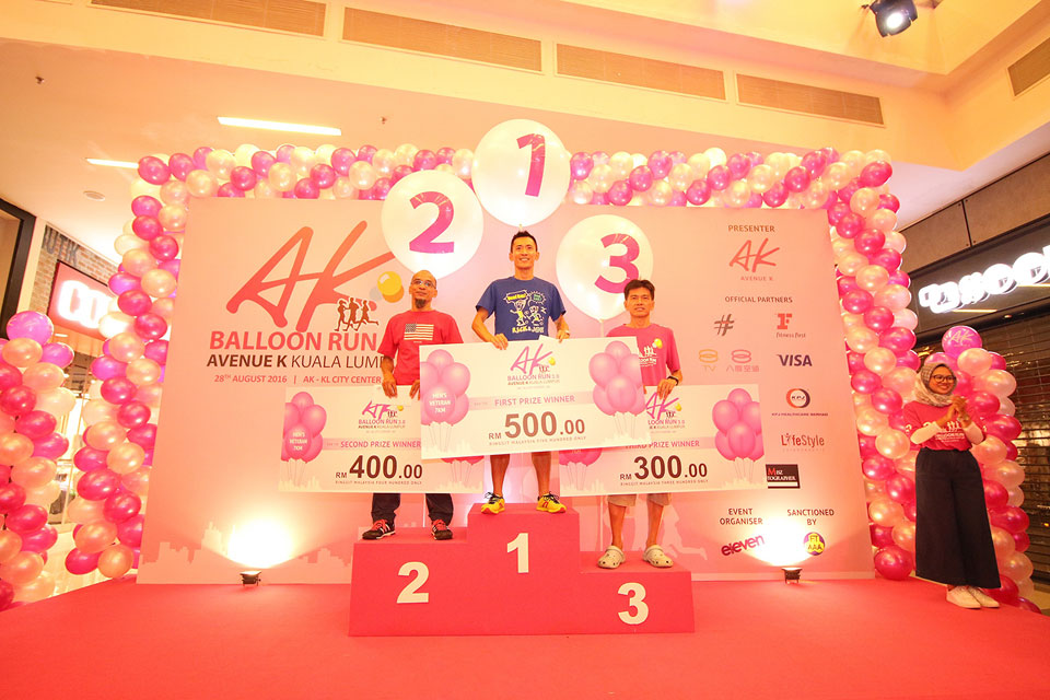 AK Balloon Run 3.0: Fuchsia balloons dominating Kuala Lumpur city