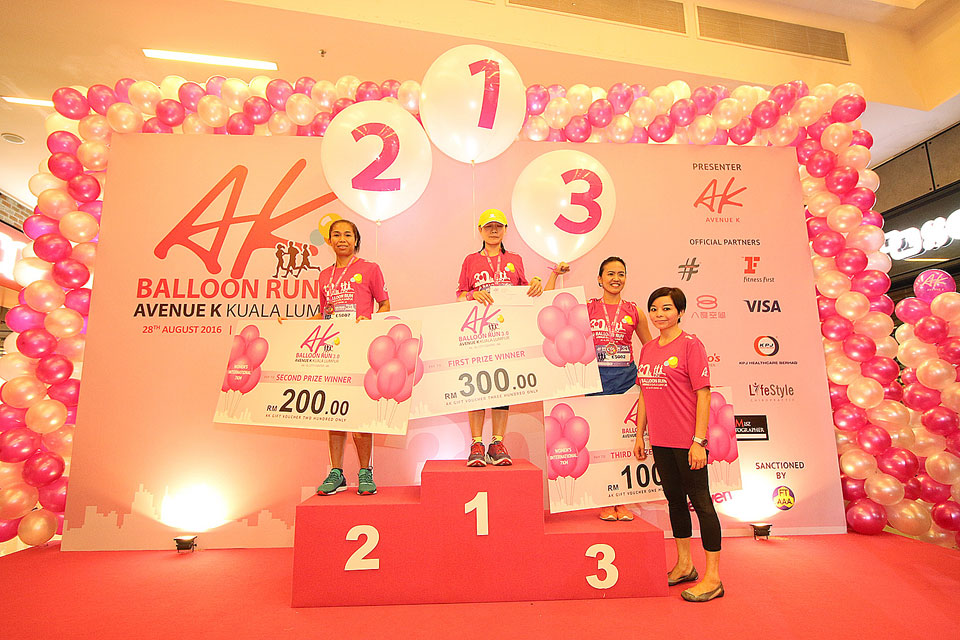 AK Balloon Run 3.0: Fuchsia balloons dominating Kuala Lumpur city