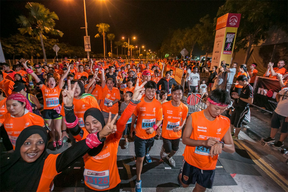 Men’s Health Women’s Health Night Run by AIA Vitality- Johor: Will 3 Be Your Lucky Charm?