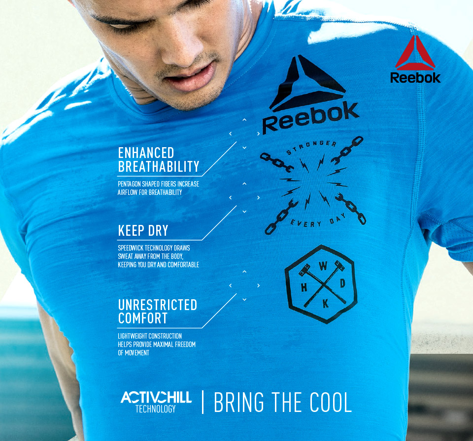 Reebok ActivChill Gives New Meaning to the Term "No Sweat"!