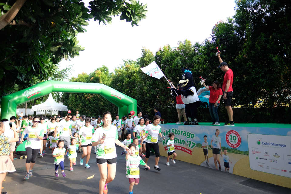 More Than 9,000 Children and Family Members Enjoyed Wholesome Fun at 10th Cold Storage Kids Run