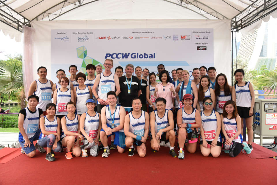 PCCW Global Charity Run 2017 Successfully Raised S$50,000 for Children of Make-A-Wish