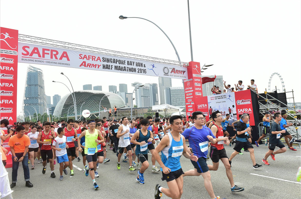 SAFRA Singapore Bay Run & Army Half Marathon 2017 Introduces New NS50 Team Run Category