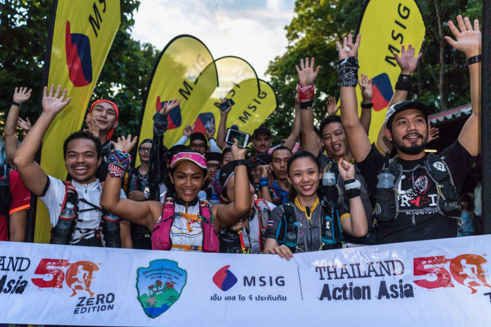 MSIG Thailand Action Asia 50 Zero Edition Successfully Held in Doi Inthanon National Park for Fundraising