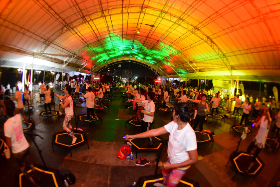 Singapore Sets Guinness World Records for Most People on Trampolines