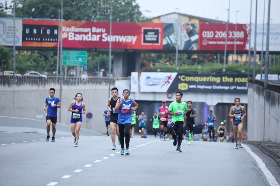 The Final Leg of IJM Allianz Duo Highway Challenge Ended at New Pantai Expressway (NPE) with More Than 9,000 Runners