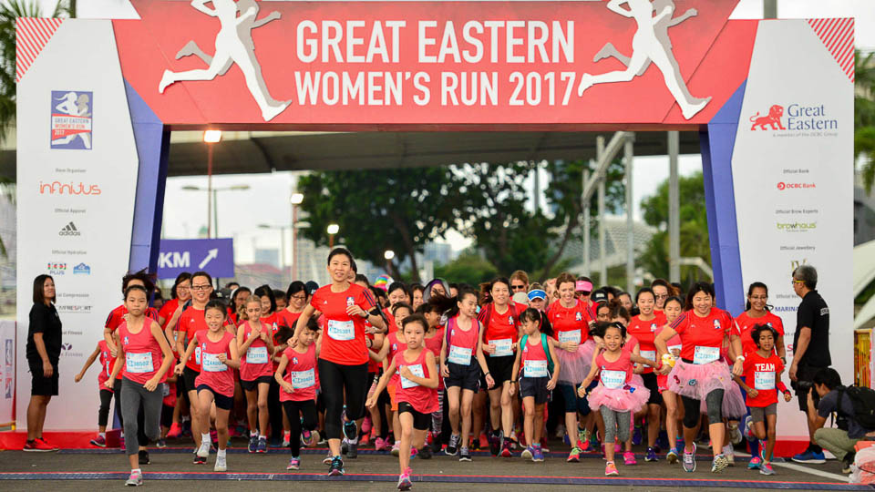 Top 10 Singapore Running Events Of 2017 - Great Eastern Women’s Run (GEWR)