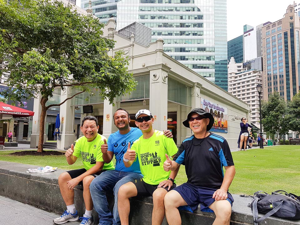 7 People Completed 100KM Singapore Island Walk