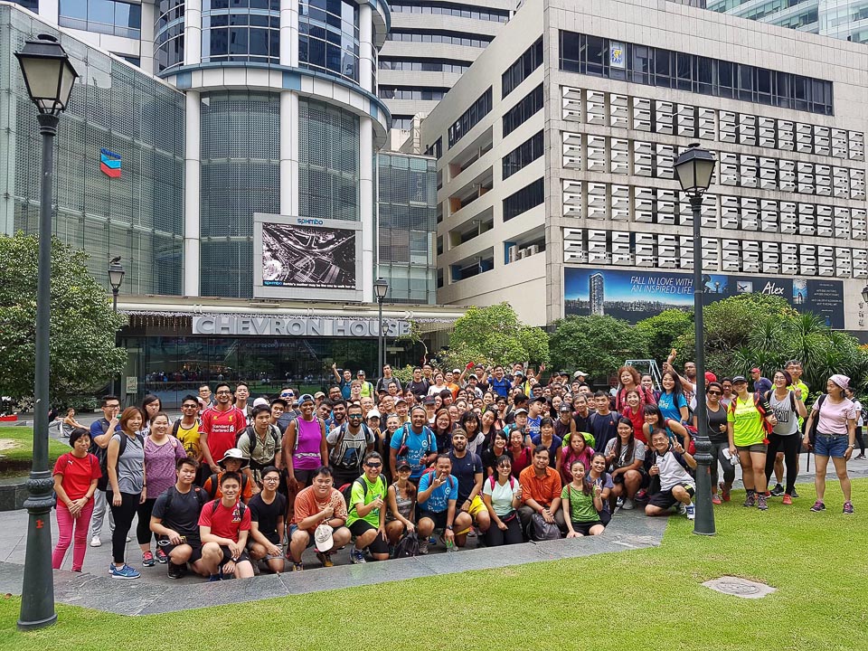 7 People Completed 100KM Singapore Island Walk