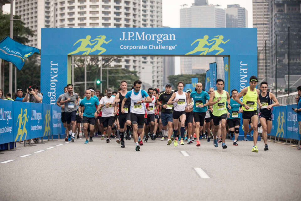 14,256 Runners Participated In The J.P. Morgan Corporate Challenge Singapore 15th Edition