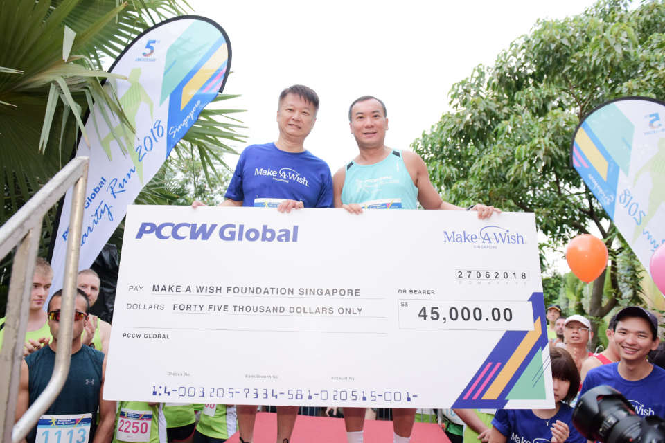 PCCW Global Charity Run Grants The Wishes Of Children With Critical Medical Conditions