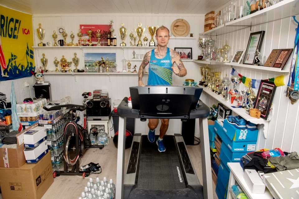 He ran for 24 hours straight on a treadmill and set a new world record.