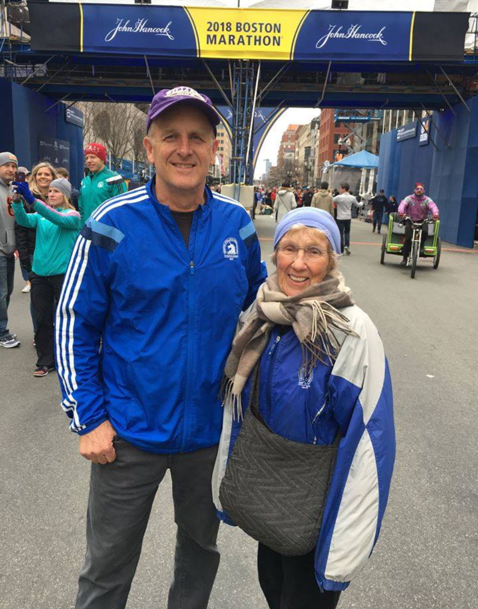 She was 85 years old and among the last runners to finish the Boston Marathon. But she set a new world record.