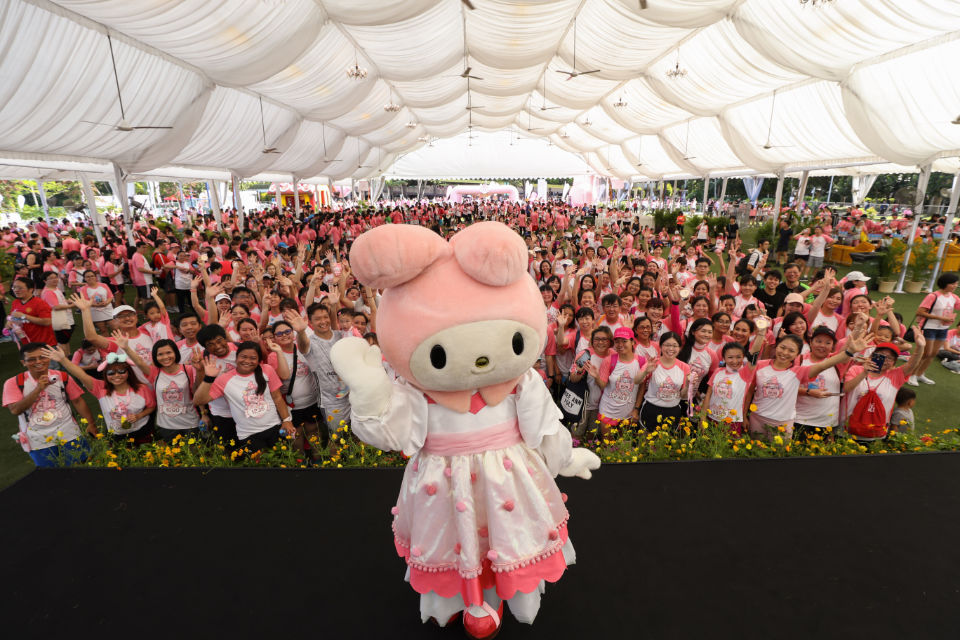 Over 5,000 Participants Attended the World's First My Melody Run in Singapore
