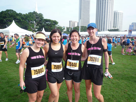 Left to right: Verity Goodliffe, Nicola Cheah, Heather Cheong, Romilly Laws