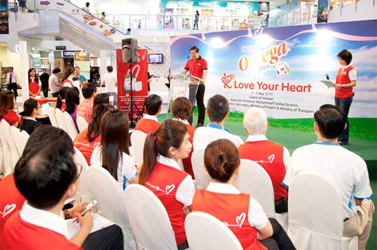 NESTLE® OMEGA PLUS® ACTICOL® Love Your Heart Run 2013 Launches to Increase Hearh Health Awareness