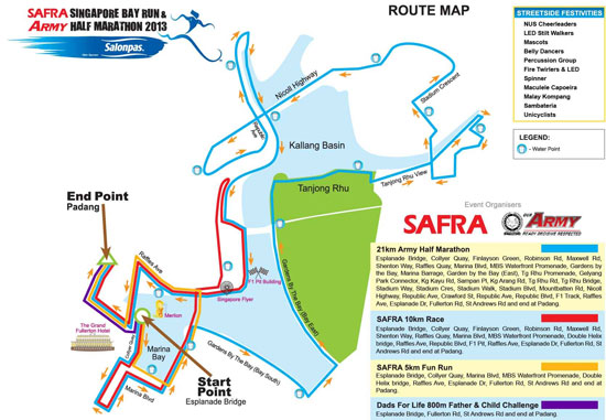 An Enhanced Experience to Stengthen Bonds Among Nsmen and their Families at Safra Singapore Bay Run & Army Half Marathon 2013