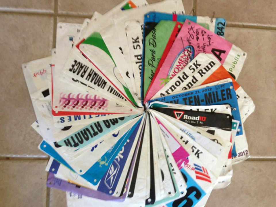 15 Things To Do With Your Old Race Bibs and Medals