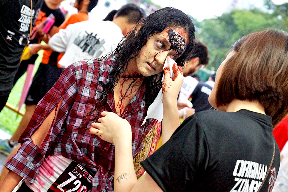 No Rest When The Dead Are Chasing: Run For Your Lives Singapore 2014