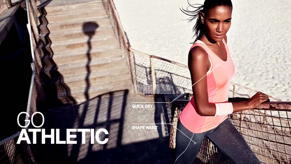 H&M Introduces "Go Athletic, Stay Fashion" And Olympian Inspired "Go Gold" Sportswear Collections