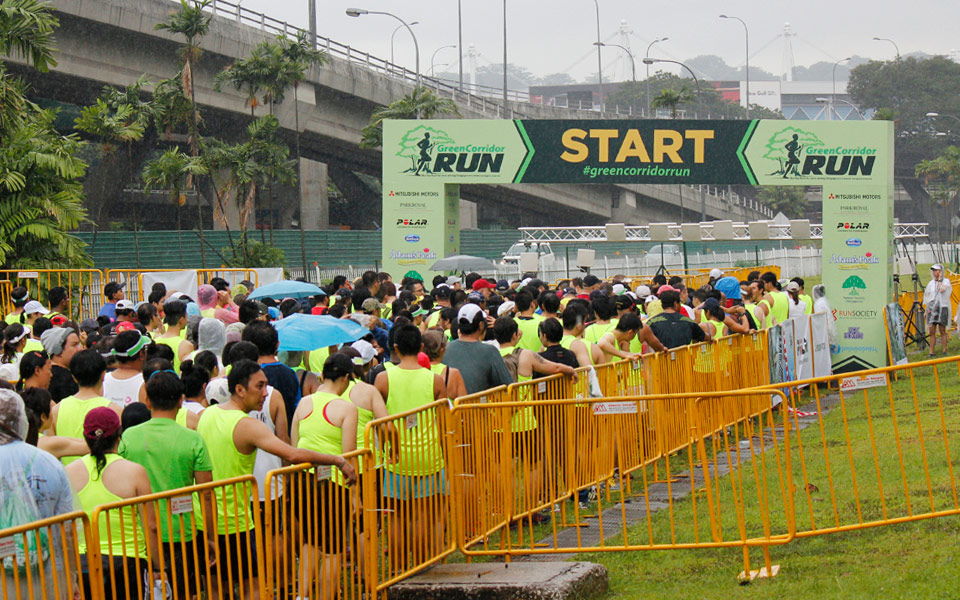 Green Corridor Run 2014: 7,000 Runners Braved the Heavy Downpour