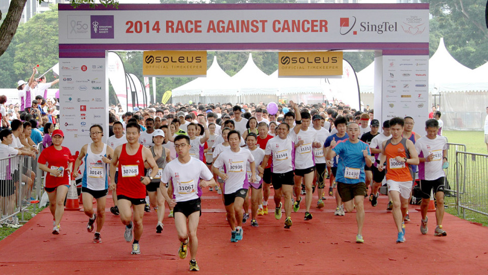 SingTel Race Against Cancer 2014 Raises Record S$1 Million to Fight Cancer