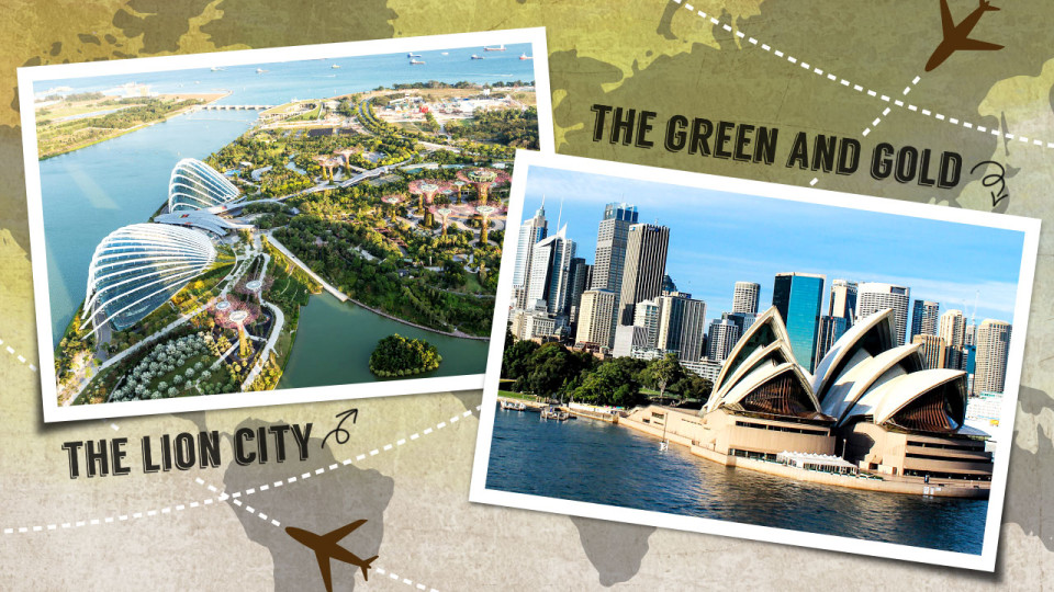 Running in Different Countries: The Lion City vs The Green and Gold