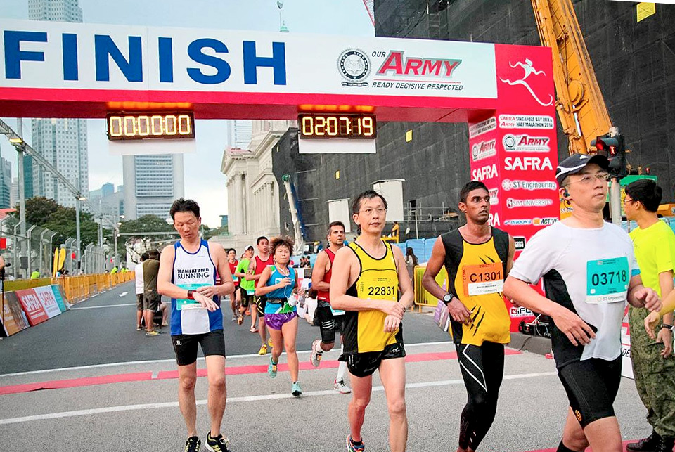SAFRA Singapore Bay Run & Army Half Marathon 2014: Together We Ran and Heard Our Army Boys ROAR!