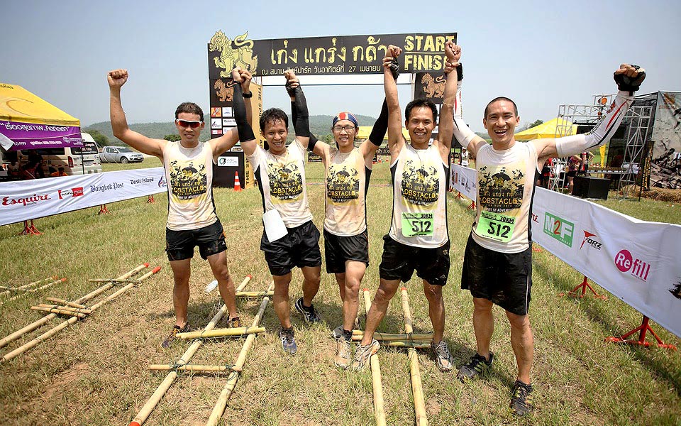 Expect Fun, Teamwork and Plenty of Beer at The Singha Obstacle Fun Run 2014, Thailand