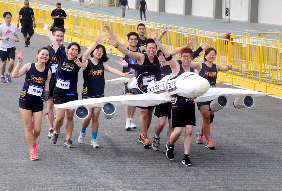 SIA Charity Run 2014 Flies High With 13,000 Runners and Astounding S$5 Million Raised for Charity 