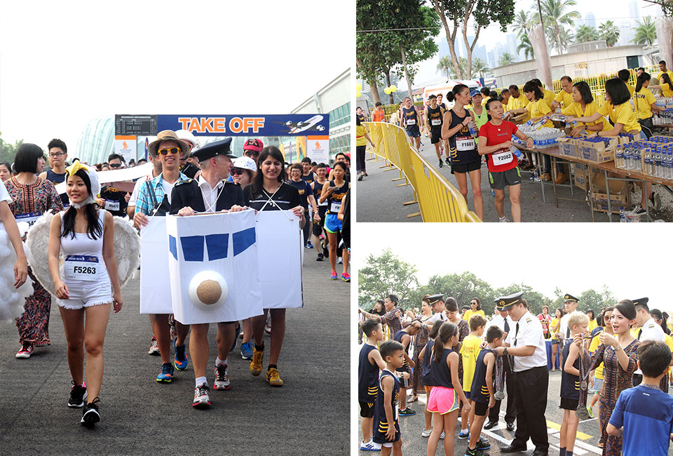SIA Charity Run 2014 Flies High With 13,000 Runners and Astounding S$5 Million Raised for Charity 