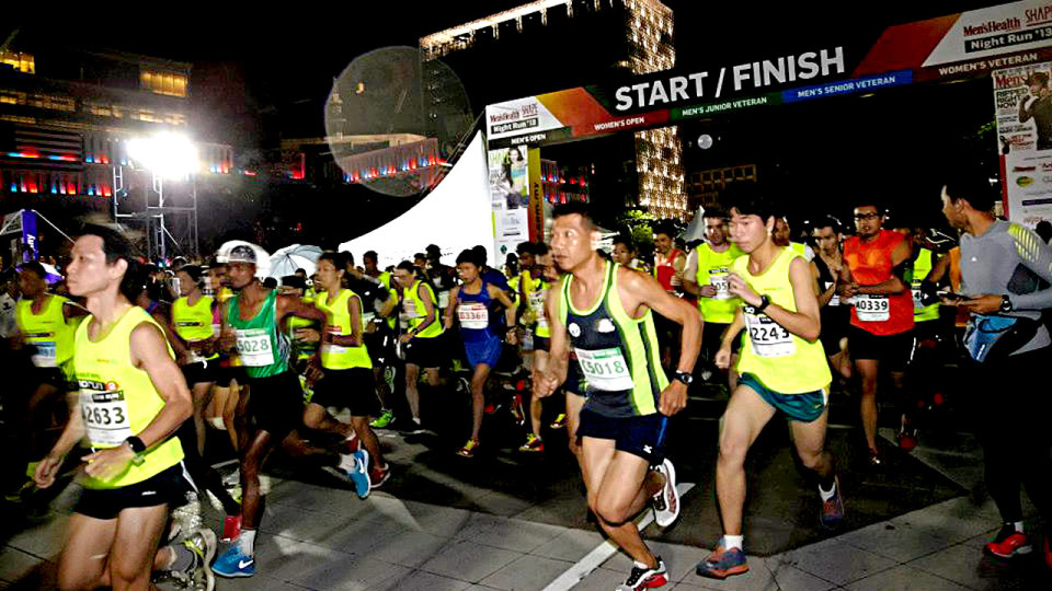 First-Ever Men's Health & Women's Health Night Run 2015 Kickstart in Malaysia