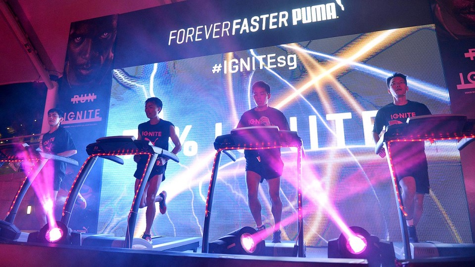 Runners Harness Energy to Launch the PUMA IGNITE in Singapore