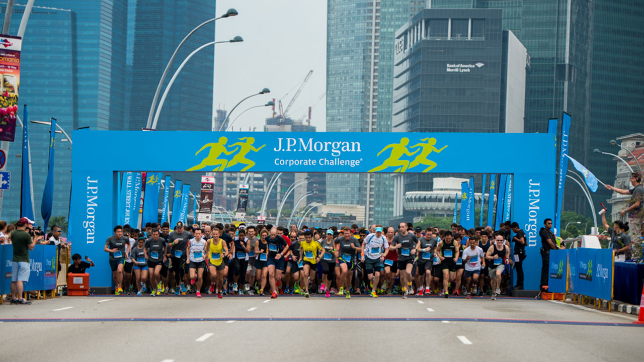 J.P. Morgan Corporate Challenge® Singapore: 14,264 Runners End A Workday  with a Smile