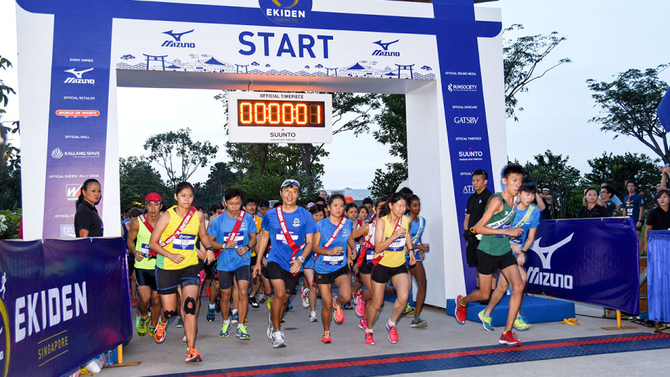 First-Ever Mizuno Ekiden Race in Singapore Transports Runners to Japan!