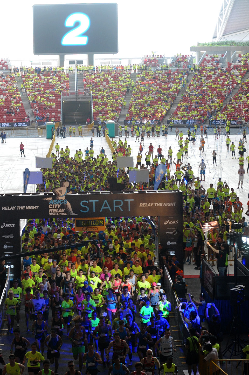 ASICS City Relay Flags Off To a Roaring Crowd at Singapore Sports Hub
