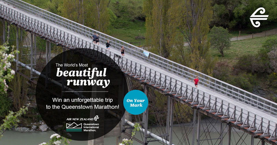 The Air New Zealand Queenstown International Marathon 2015: Win a Trip to The World’s Most Beautiful Runway