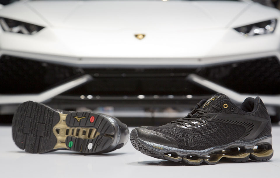 Mizuno + Lamborghini = New Luxury Kicks, Wave Tenjin